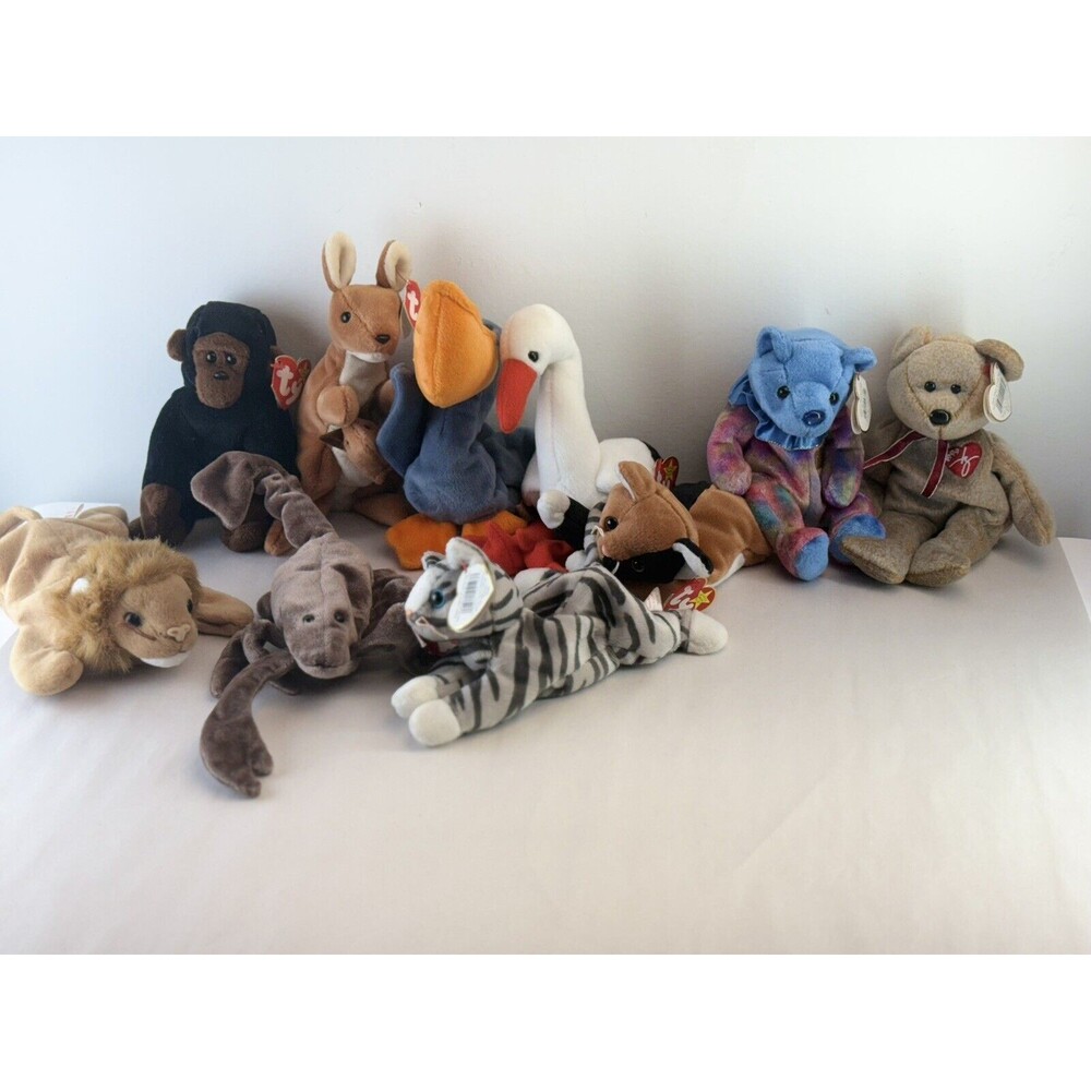 Beanie Baby Lot Bundle  Of 10 - Picture 2 of 11